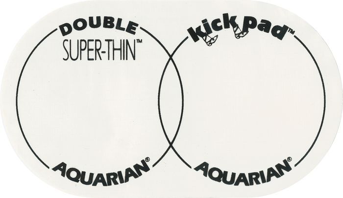 AQUARIAN SUPER THIN DOUBLE KICK PAD - Music Planet New Zealand
