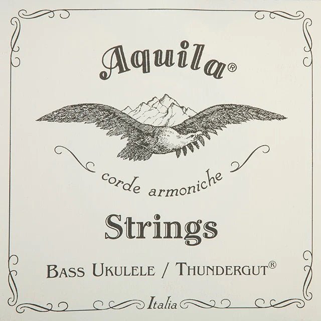 AQUILA BASS UKULELE THUNDERGUT STRING ST - Music Planet New Zealand