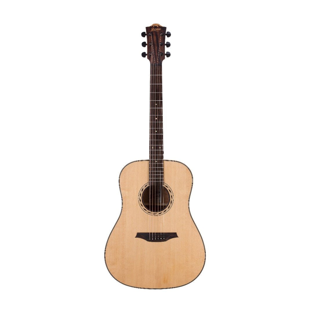 Bromo BAT1 Dreadnought Acoustic Guitar Solid Spruce - Music Planet New Zealand