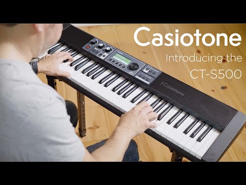 CASIO CT - S500 61 KEY PORTABLE KEYBOARD W AIX SOUND SOURCE - Music Planet New Zealand