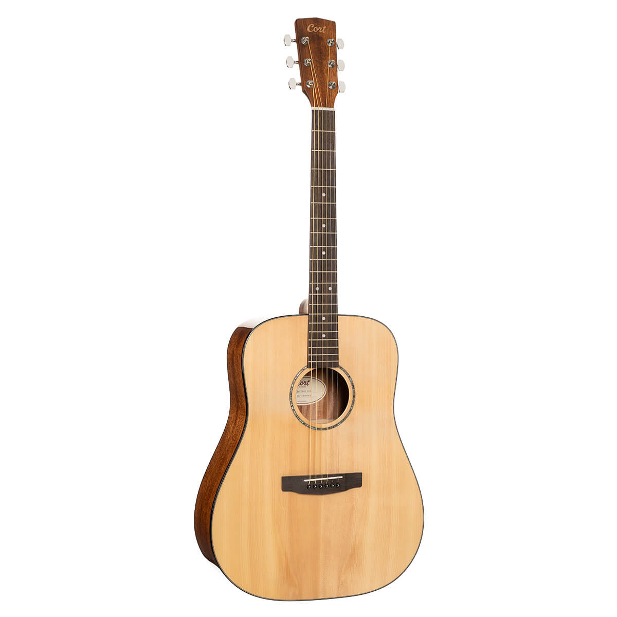 Cort Earth60 Solid Top Dreadnought Acoustic Guitar with Bag - Music Planet NZ