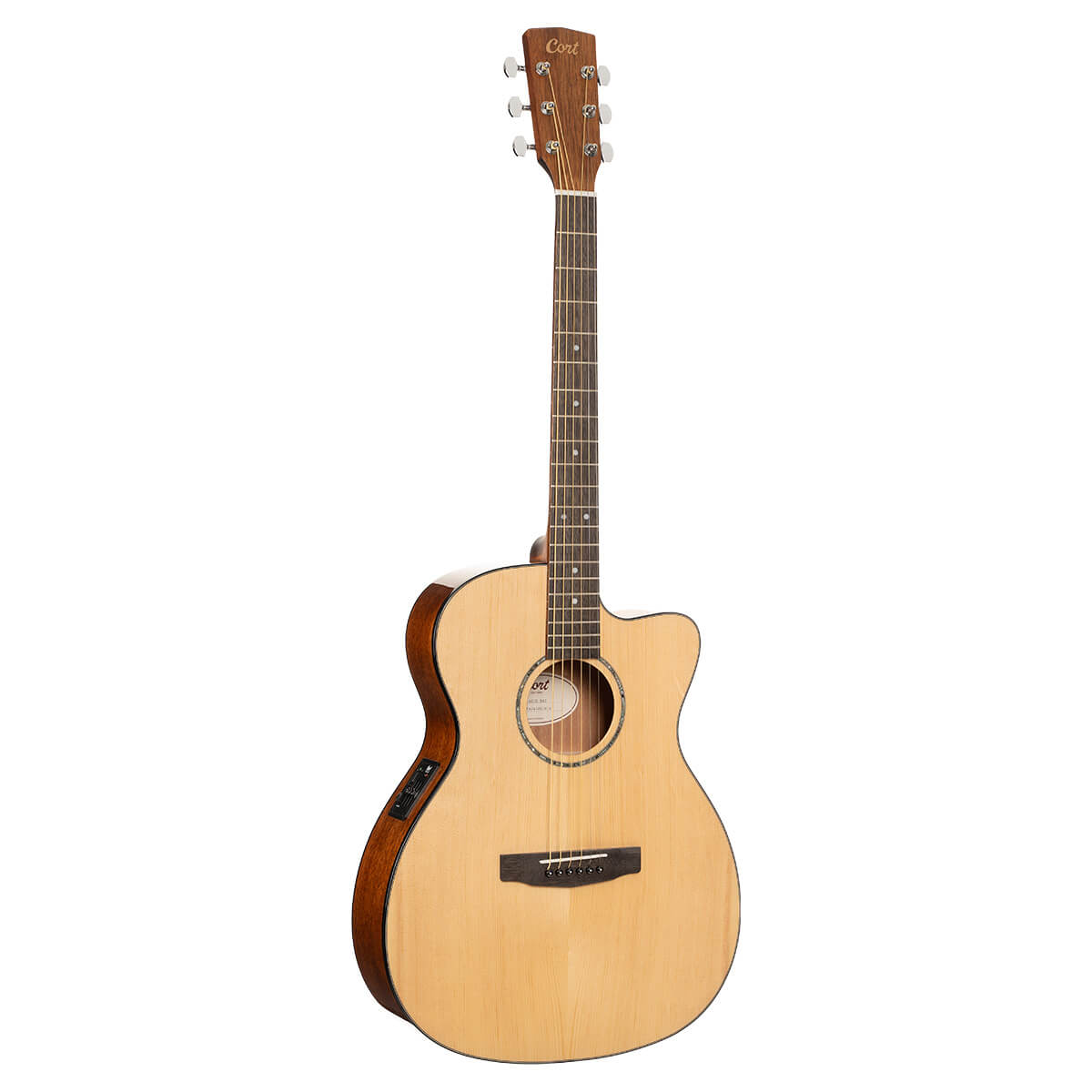 Cort L60CE Orchestral Acoustic Guitar with Bag Natural - Music Planet NZ