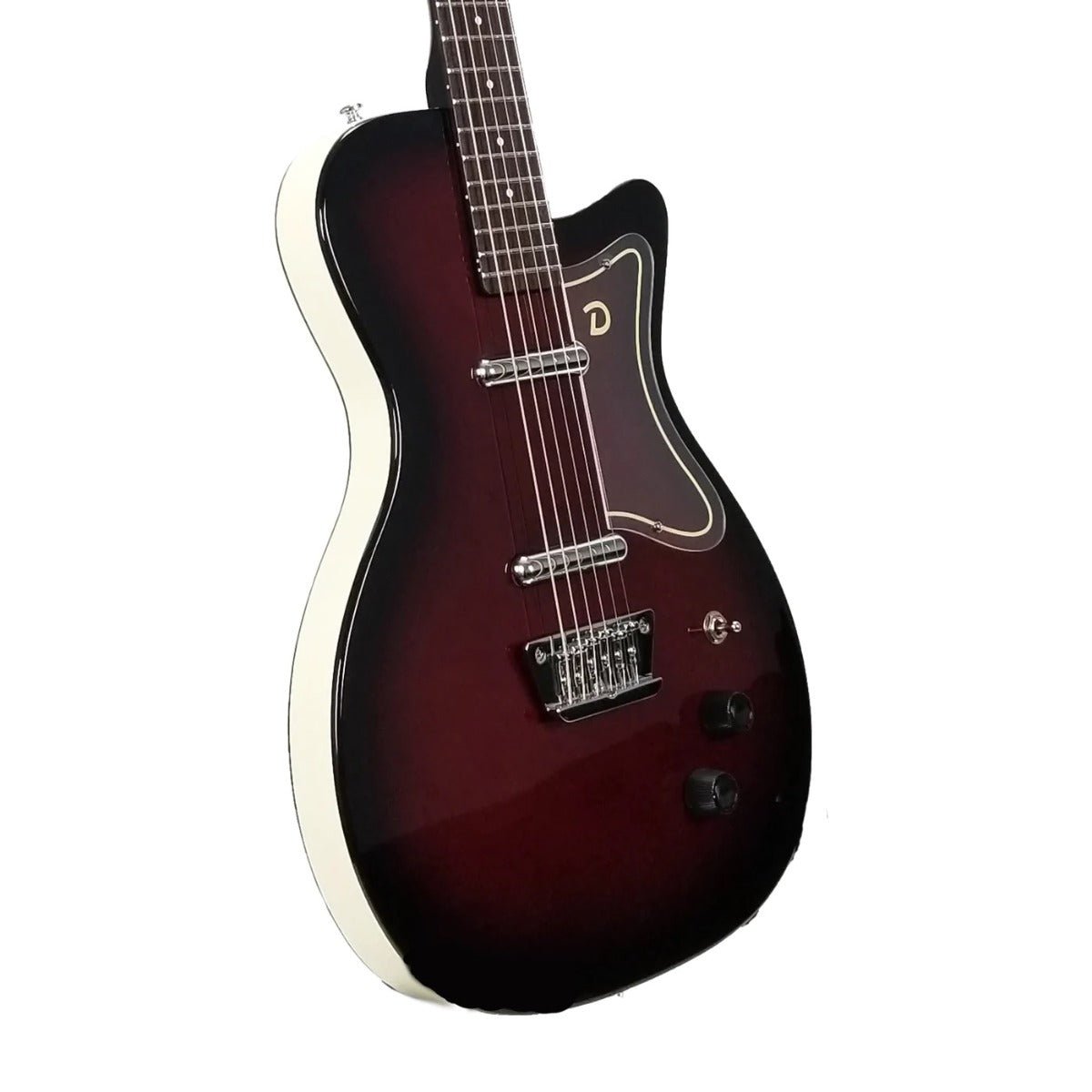 DANELECTRO 56 BARITONE RED BURST DOLPHIN - Music Planet New Zealand