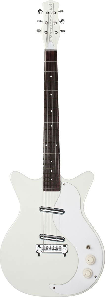 DANELECTRO 59M NOS OUT SIGHT WHITE - Music Planet New Zealand