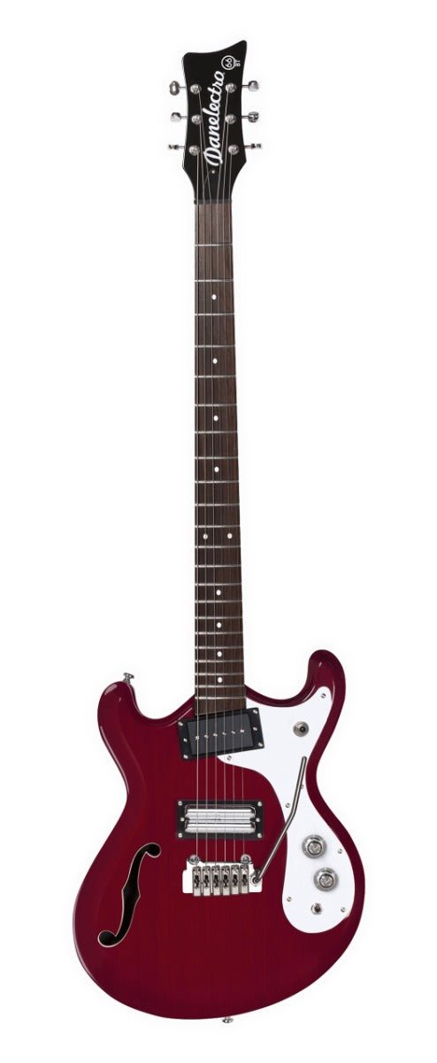 DANELECTRO 66 BARITONE TRANSPARENT RED - Music Planet New Zealand