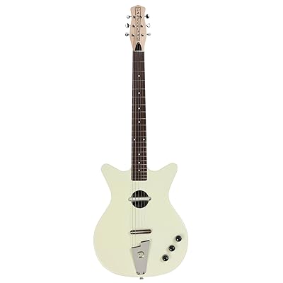 Danelectro Convertible Acoustic - Electric Guitar Cream - Music Planet NZ