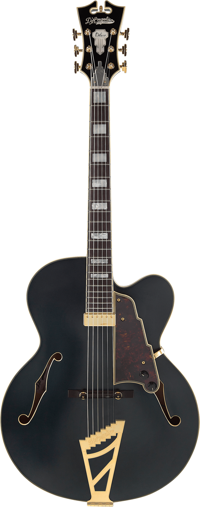 D'ANGELICO DELUXE EXL1 MATTE MIDNIGHT - Music Planet New Zealand