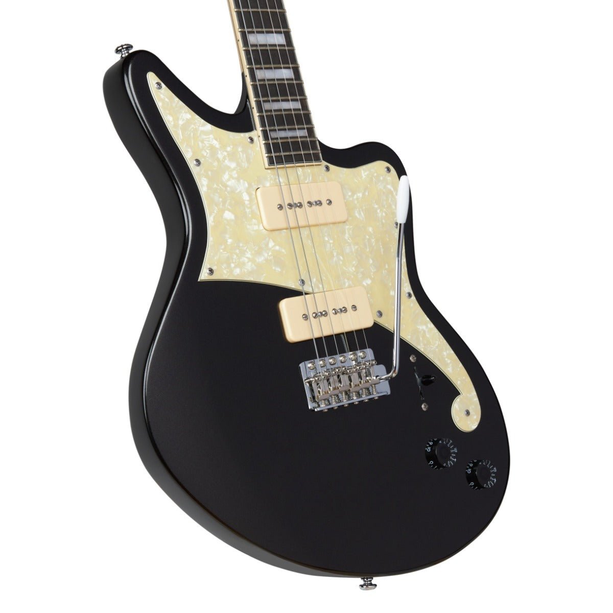 D'ANGELICO PREMIER BEDFORD GUITAR IN BLACK FLAKE - Music Planet New Zealand