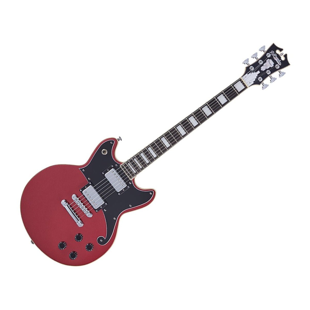 D'Angelico Premier Brighton Electric Guitar in Oxblood | Music