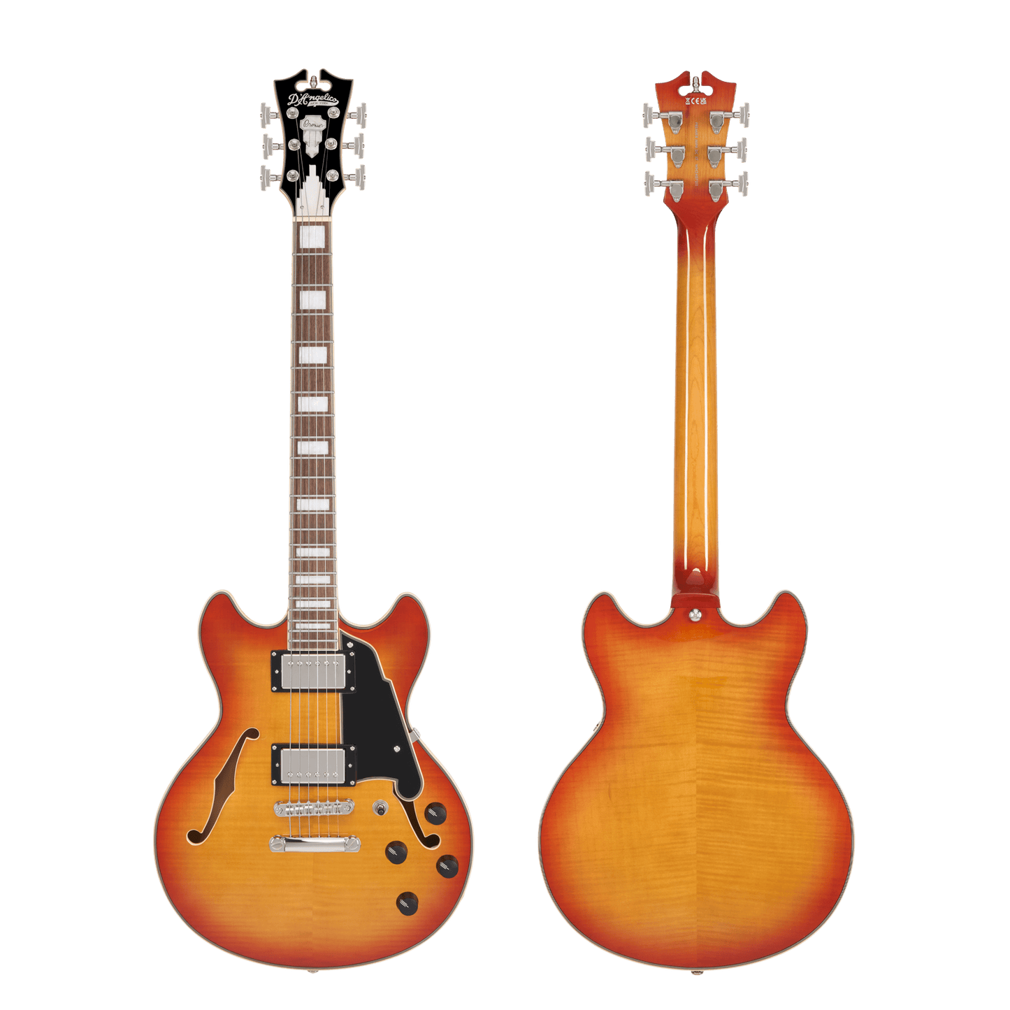 D'Angelico Premier Mini DC XT Honeyburst - Music Planet NZ