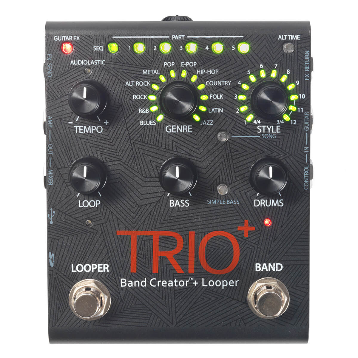 Digitech Trio+ Band Creator + Looper Pedal | Music Planet NZ