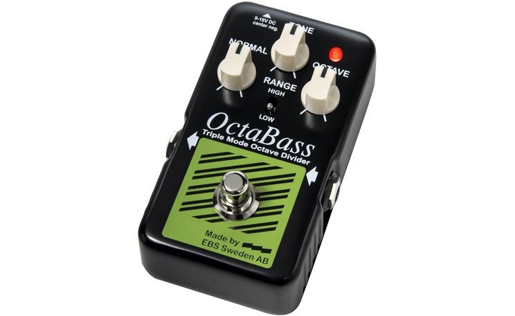 EBS OCTABASS PEDAL BLUE LABEL OCTAVE PED - Music Planet New Zealand