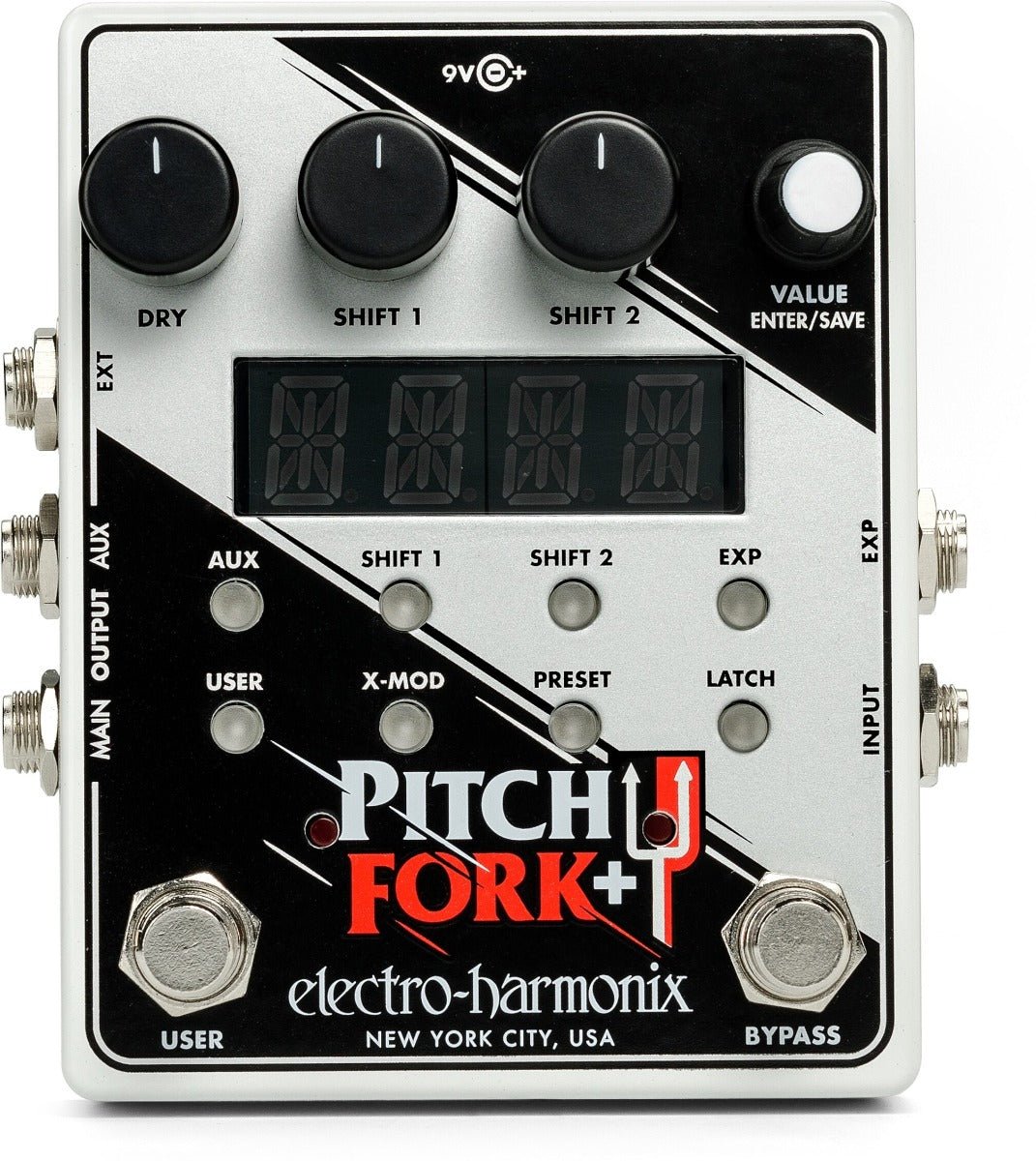 EHX PITCH FORK PLUS POLYPHONIC PITCH SHI - Music Planet New Zealand