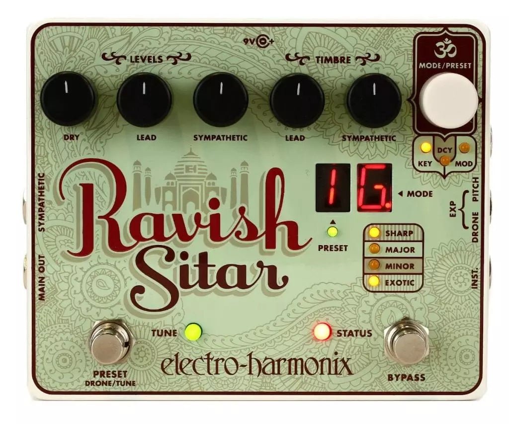 Electro-Harmonix Ravish Sitar Emulator Pedal | Music Planet NZ