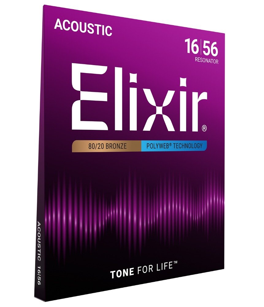 ELIXIR POLYWEB RESONATOR STRINGS 016 - 056 - Music Planet New Zealand