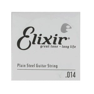 ELIXIR SINGLE PLAIN STEEL 014 STRING - Music Planet New Zealand