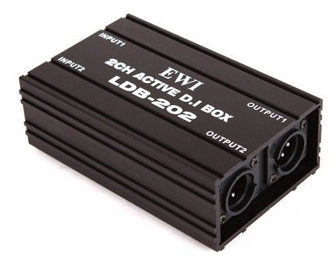 EWI 2 CHANNEL ACTIVE DI BOX - Music Planet New Zealand