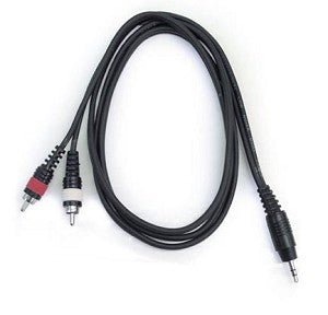 EWI MONO MINI JACK - 2 X RCA JACK 10FT - Music Planet New Zealand