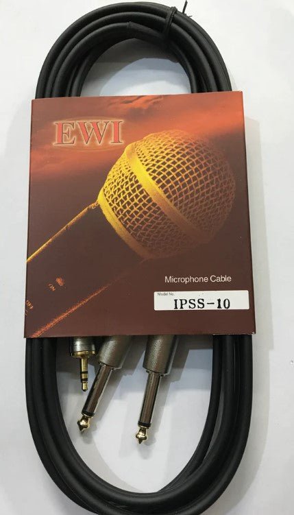 EWI ST MINI JACK - 2 X MONO 1/4 JACK 10F - Music Planet New Zealand
