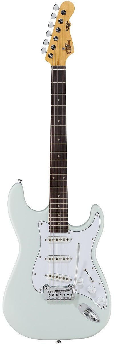 G&L Tribute S500 Electric Guitar in Sonic Blue | Music Planet NZ