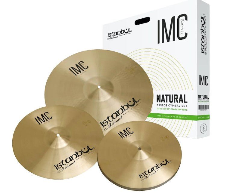 Istanbul Mehmet IMC 3-Pack Natural Cymbal Set | Music Planet NZ