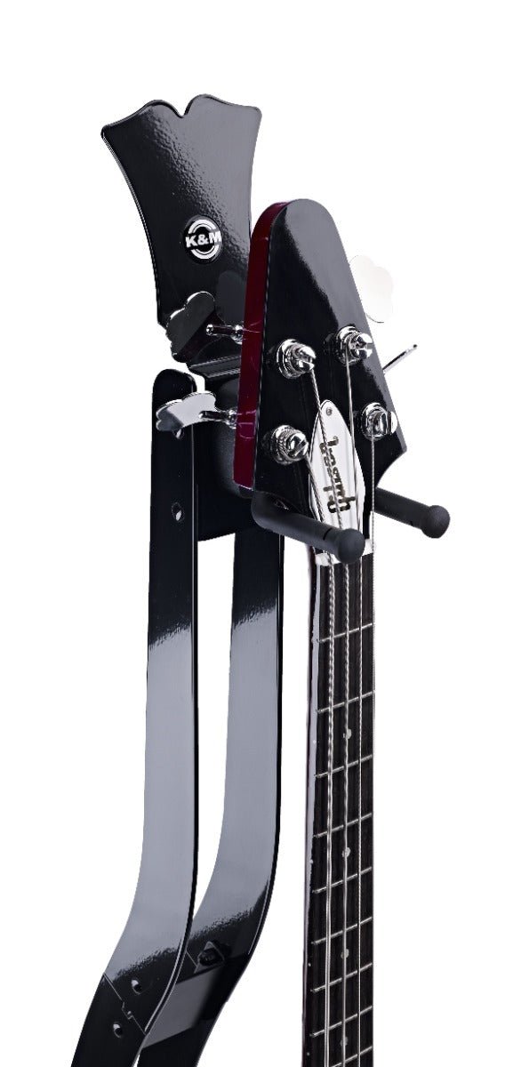 K&M GUITAR STATION LARGE - BLACK - Music Planet New Zealand