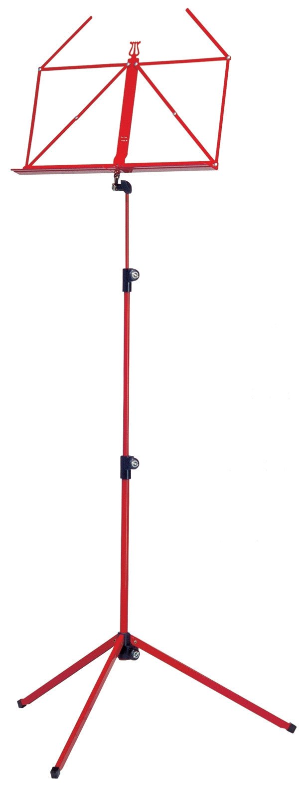 K&M PORTABLE MUSIC STAND RED - Music Planet New Zealand