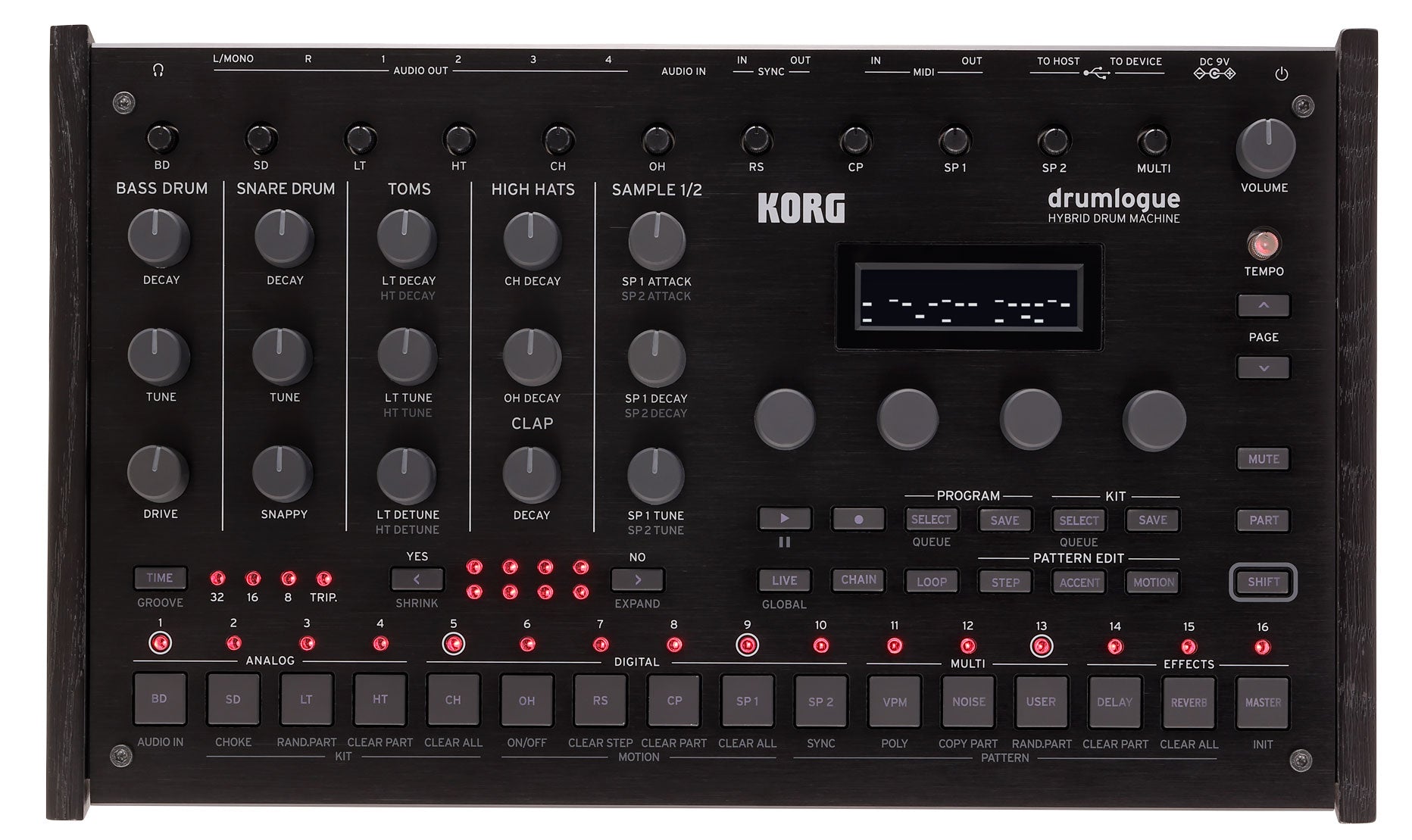 KORG drumlogue 新品未使用 Korg Drumlogue Hybrid Drum Machine | Music Planet NZ