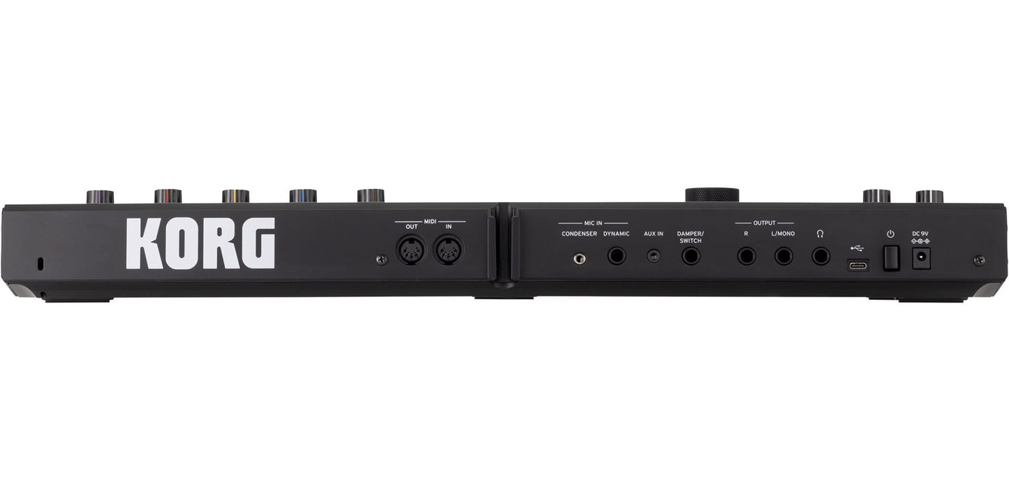 KORG MICROKORG 2 METALLIC BLACK W/BAG - Music Planet New Zealand