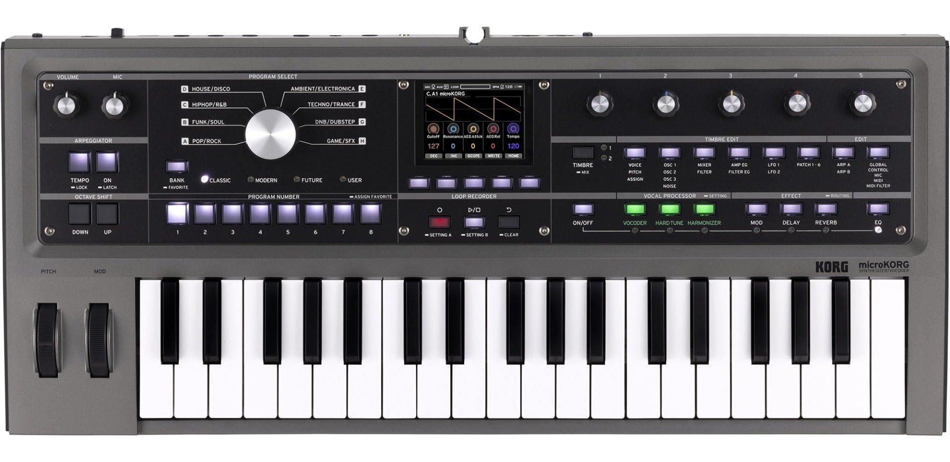 Korg microKORG 2 37-key Virtual Analogue Synthesizer/Vocoder