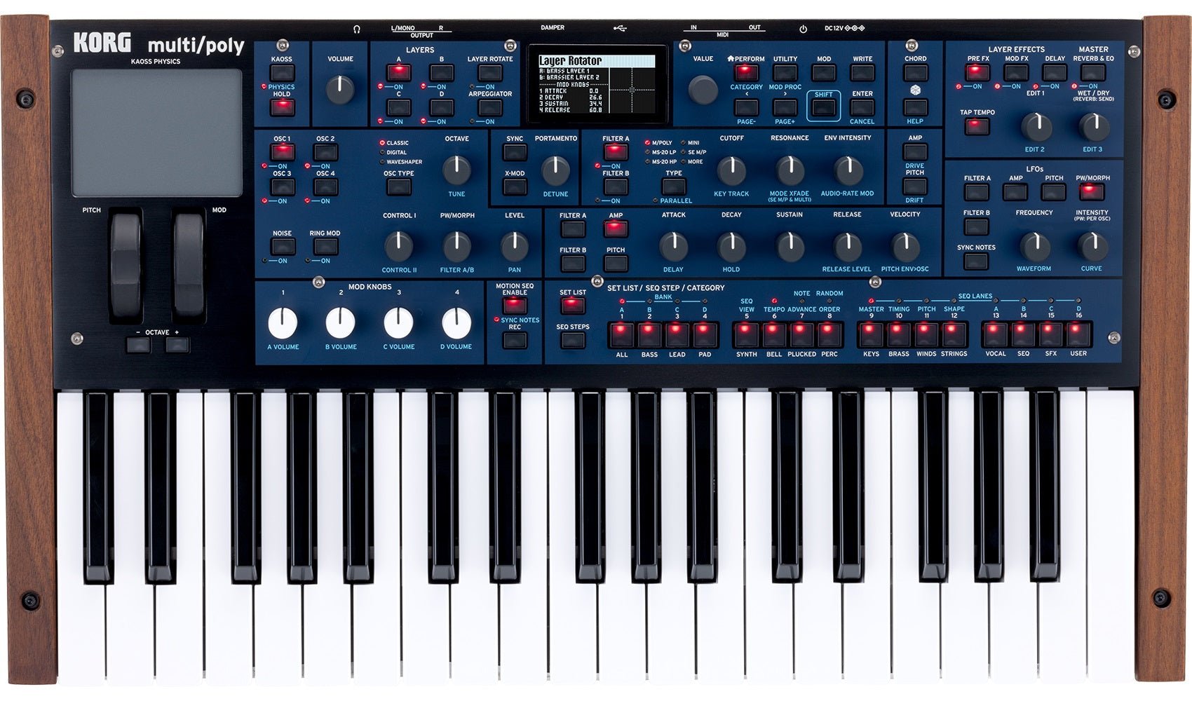 KORG multi/poly 美品 完動品 Korg Multi/Poly Analogue Modeling Synthesizer | Music Planet NZ