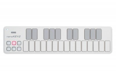 KORG NANOKEY2 MIDI CONTROLLER WHITE - Music Planet New Zealand