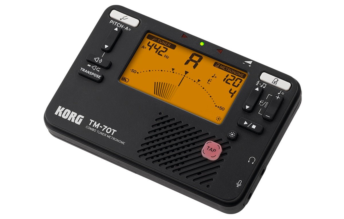KORG TM - 70T BLACK TUNER METRONOME - Music Planet New Zealand