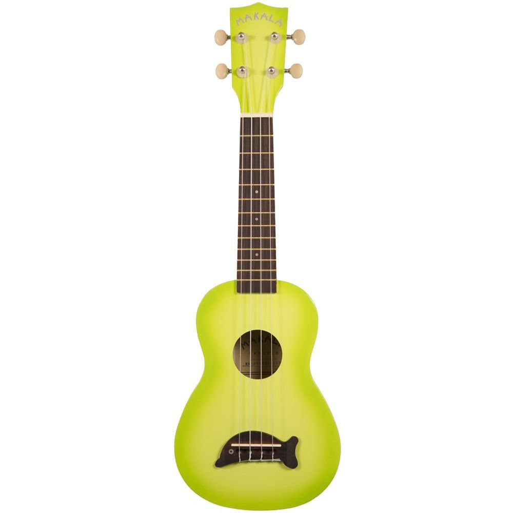 MAKALA SOPRANO UKULELE GREEN BURST - Music Planet New Zealand