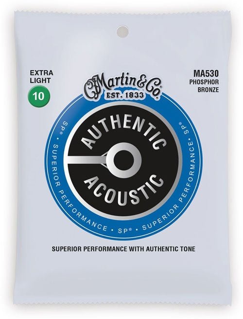 MARTIN AUTHENTIC SP PHOSPHOR10 - 47 EX LT - Music Planet New Zealand