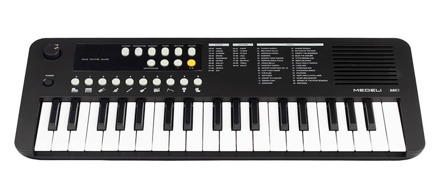 MEDELI MINI 37 NOTE KEYBOARD IN BLACK - Music Planet New Zealand