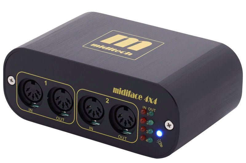 MIDITECH MIDIFACE 4X4 THRU/MERGE INTERFACE - Music Planet New Zealand