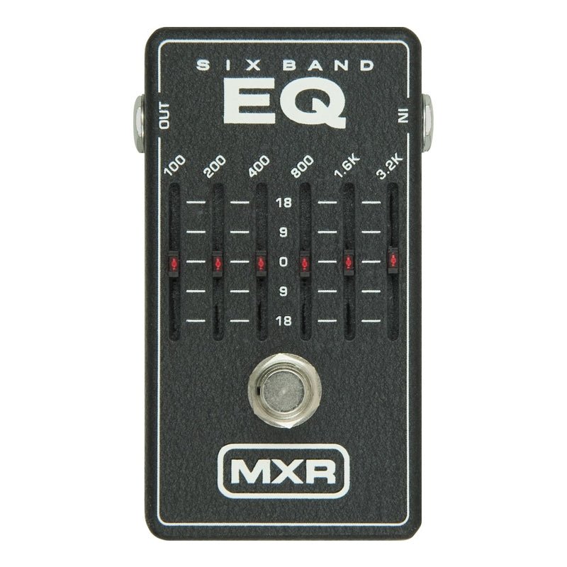 MXR SIX BAND GRAPHIC EQ PEDAL | Music Planet NZ