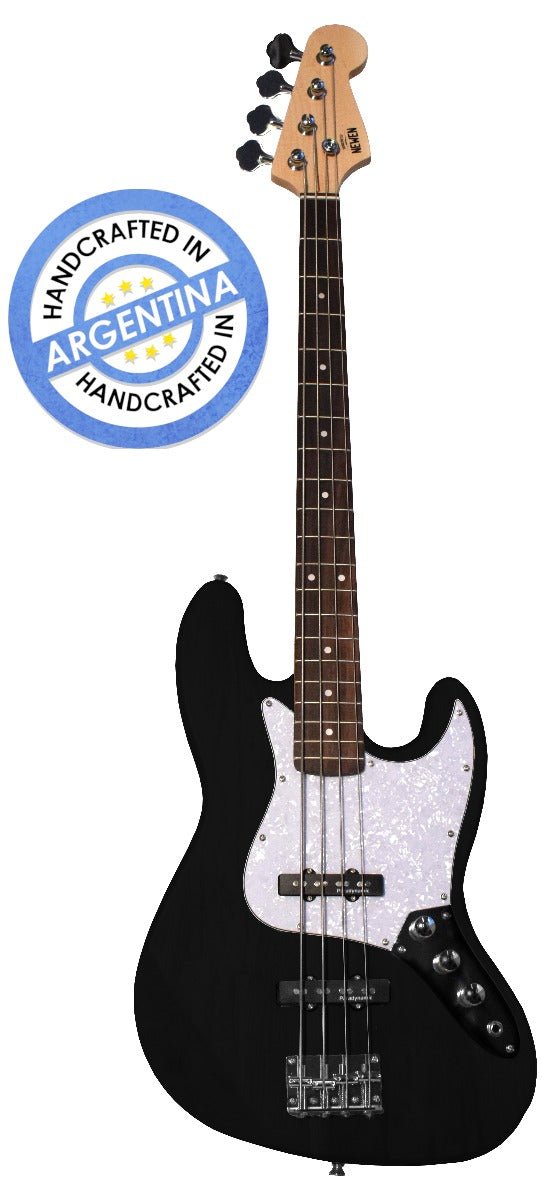 NEWEN J BASS CLASSIC 1 GUITAR IN BLACK - Music Planet New Zealand