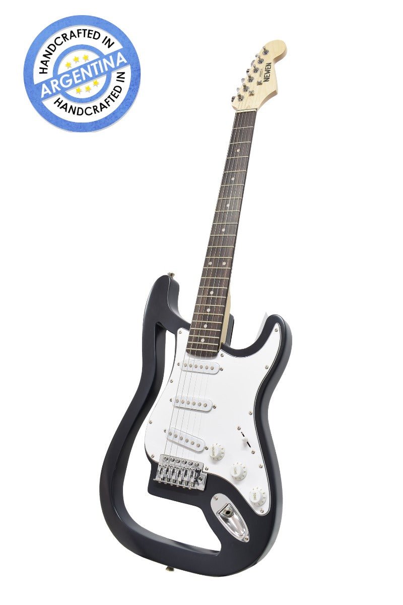 NEWEN ST GHOST ELECTRIC GUITAR BLACK - Music Planet New Zealand