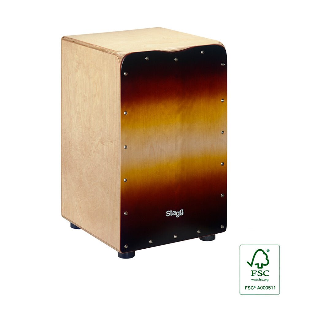Stagg CAJ - 50M Cajon in Sunburst - Music Planet NZ