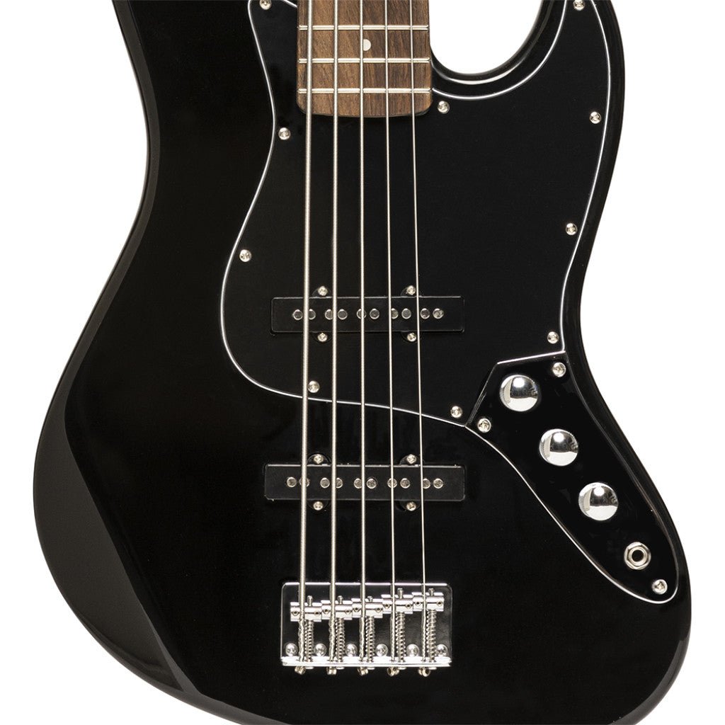 STAGG JAZZ BASS SATIN BLACK 5 STRING - Music Planet New Zealand