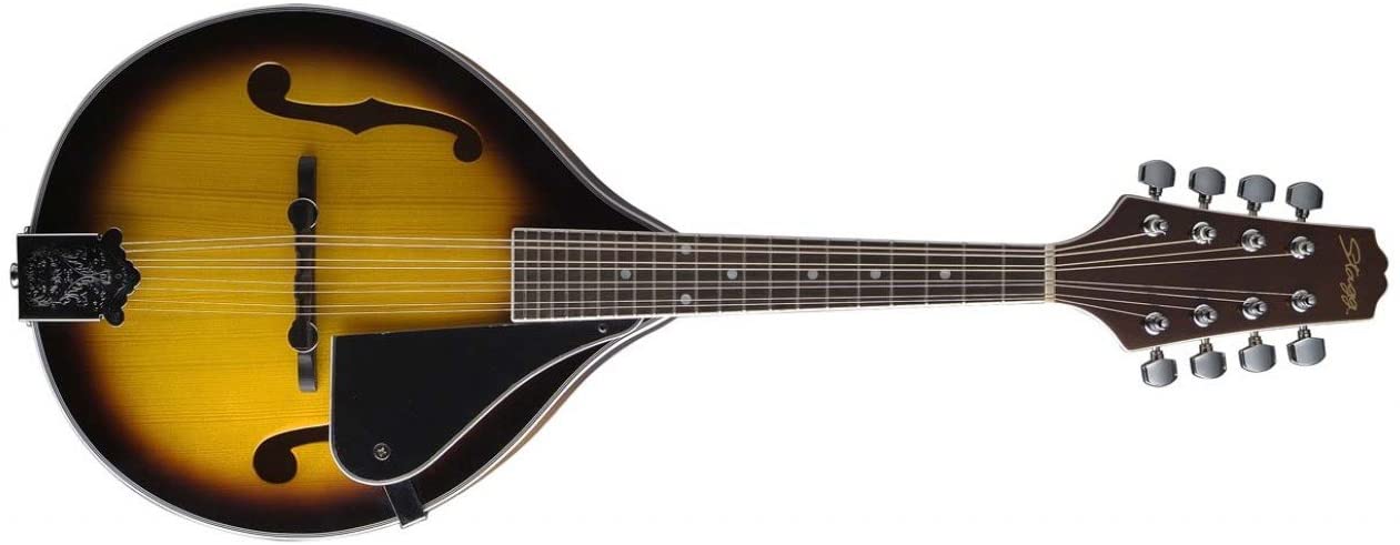 STAGG MANDOLIN SOLID SPRUCE TOP VIOLINBURST - Music Planet New Zealand