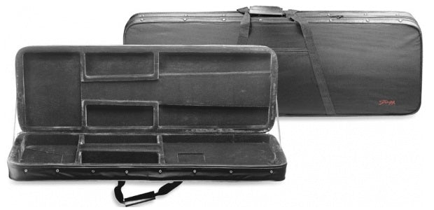 STAGG RECTANGULAR GUITAR POLYFOAM CASE BK - Music Planet New Zealand