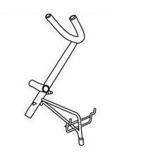 STAGG SAH - BK PANEL MOUNTED SAX HOLDER - Music Planet New Zealand