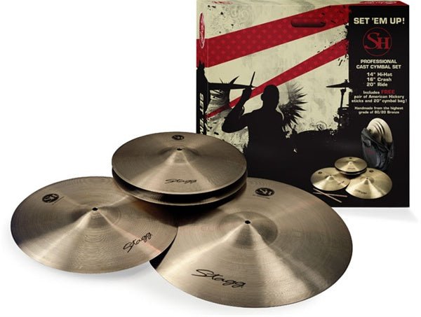 STAGG SH CYMBAL SET H14 - C16 - R20 - BAG - Music Planet New Zealand
