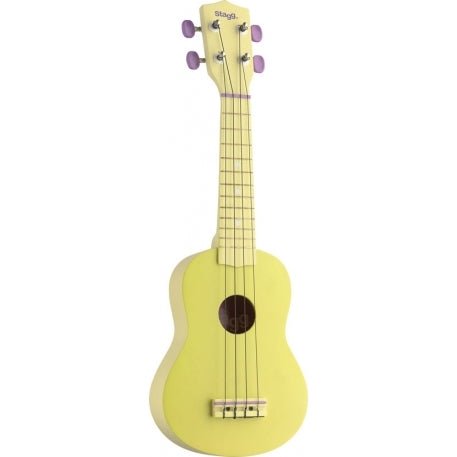 STAGG US - LEMON COLOURED UKULELE & BAG - Music Planet New Zealand