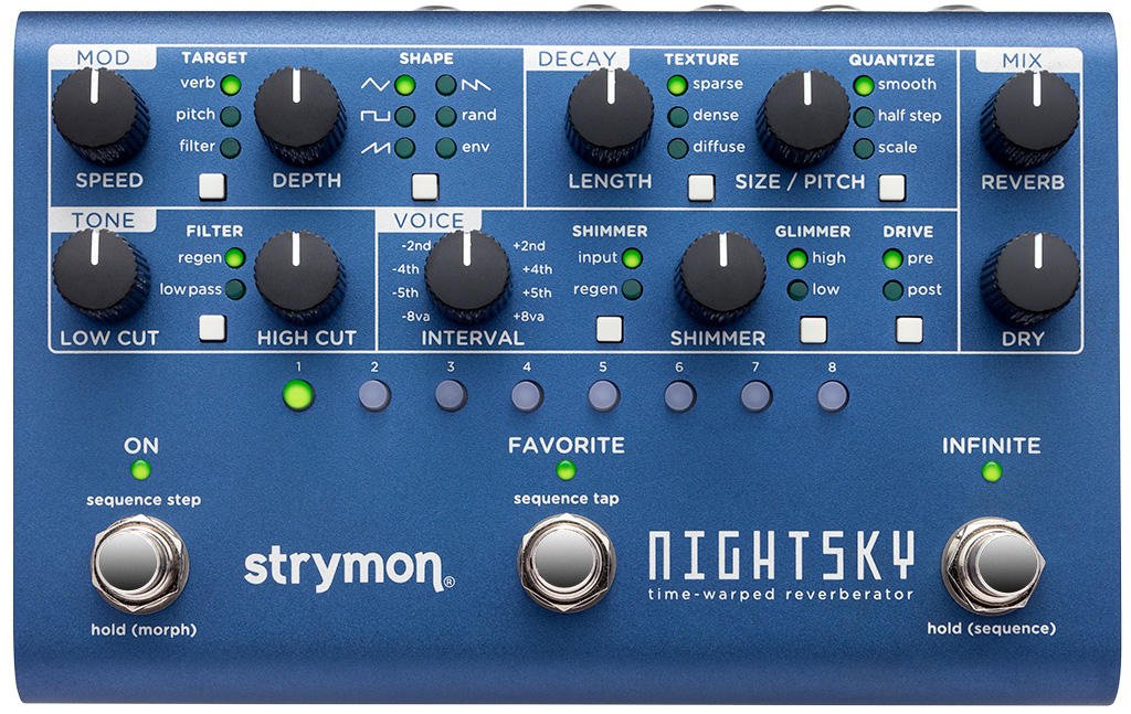 Strymon Nightsky Time-Warped Reverberator | Music Planet NZ