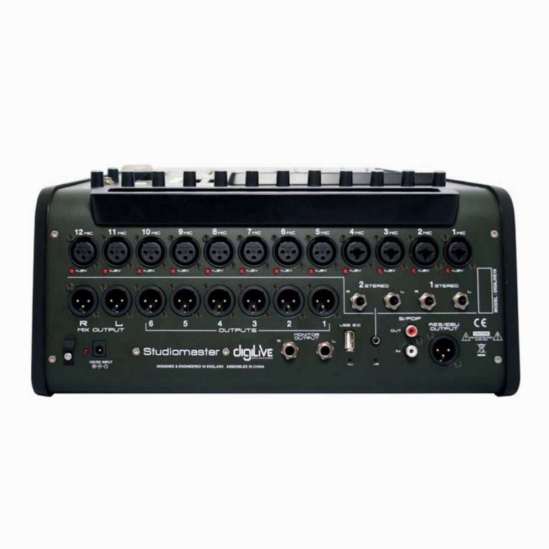 STUDIOMASTER DIGILIVE 16 COMPACT DIGITAL - Music Planet New Zealand