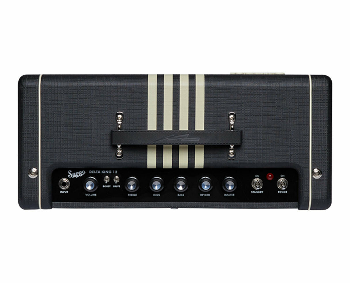 SUPRO DELTA KING 12 BLACK/CREAM - 15W TU - Music Planet New Zealand